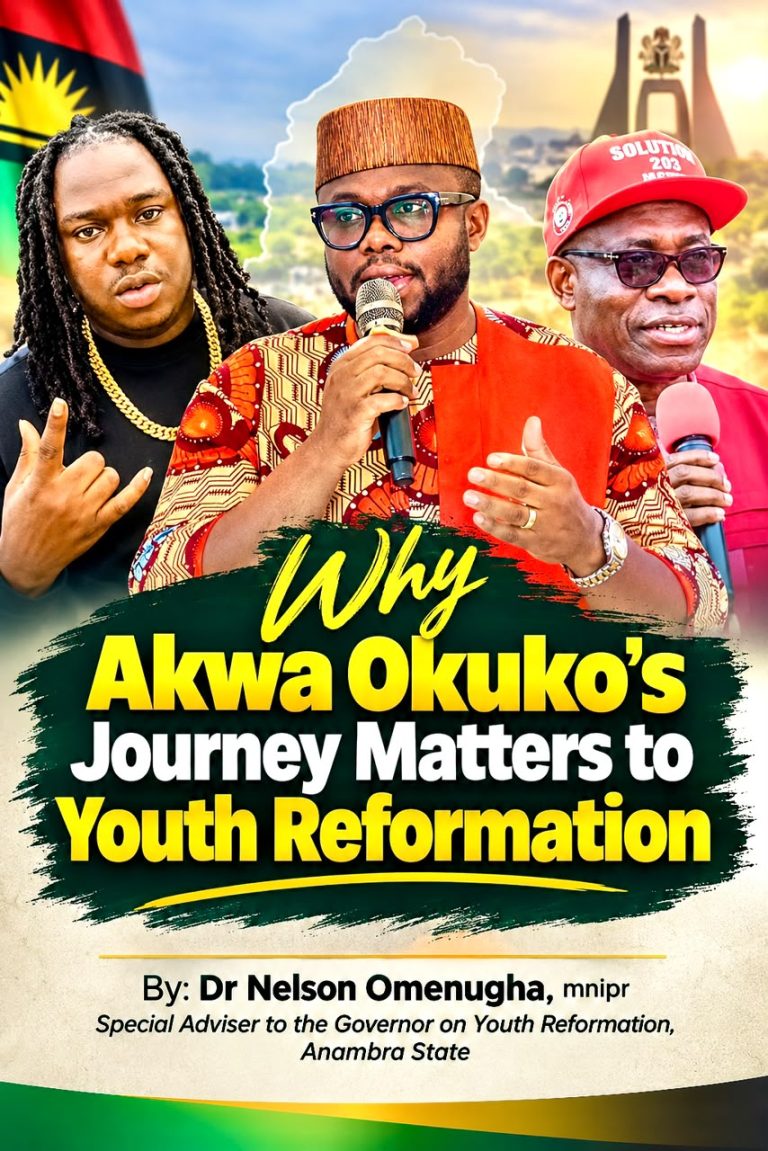Why Akwa Okuko’s journey matters to Anambra youth reformation agenda-Soludo’s aide, Omenugha