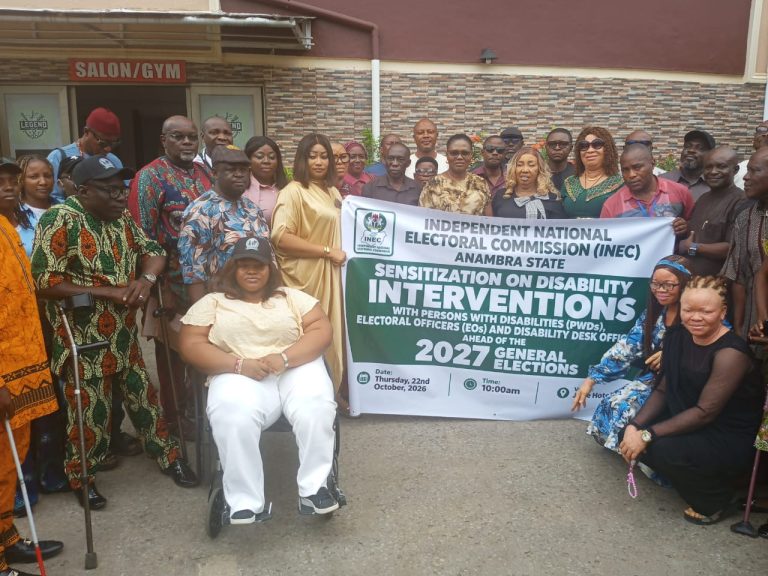2027: INEC sensitises PWDs, electoral officers ahead of poll in Anambra