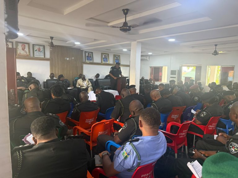 Anambra CP holds emergency security briefing, charges officers on accountability, professionalism and operational effectiveness